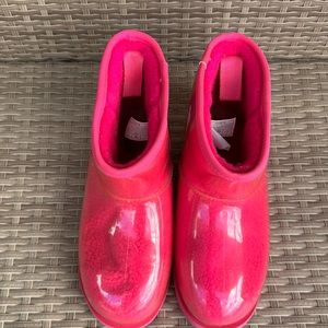 UGG waterproof hot pink boots